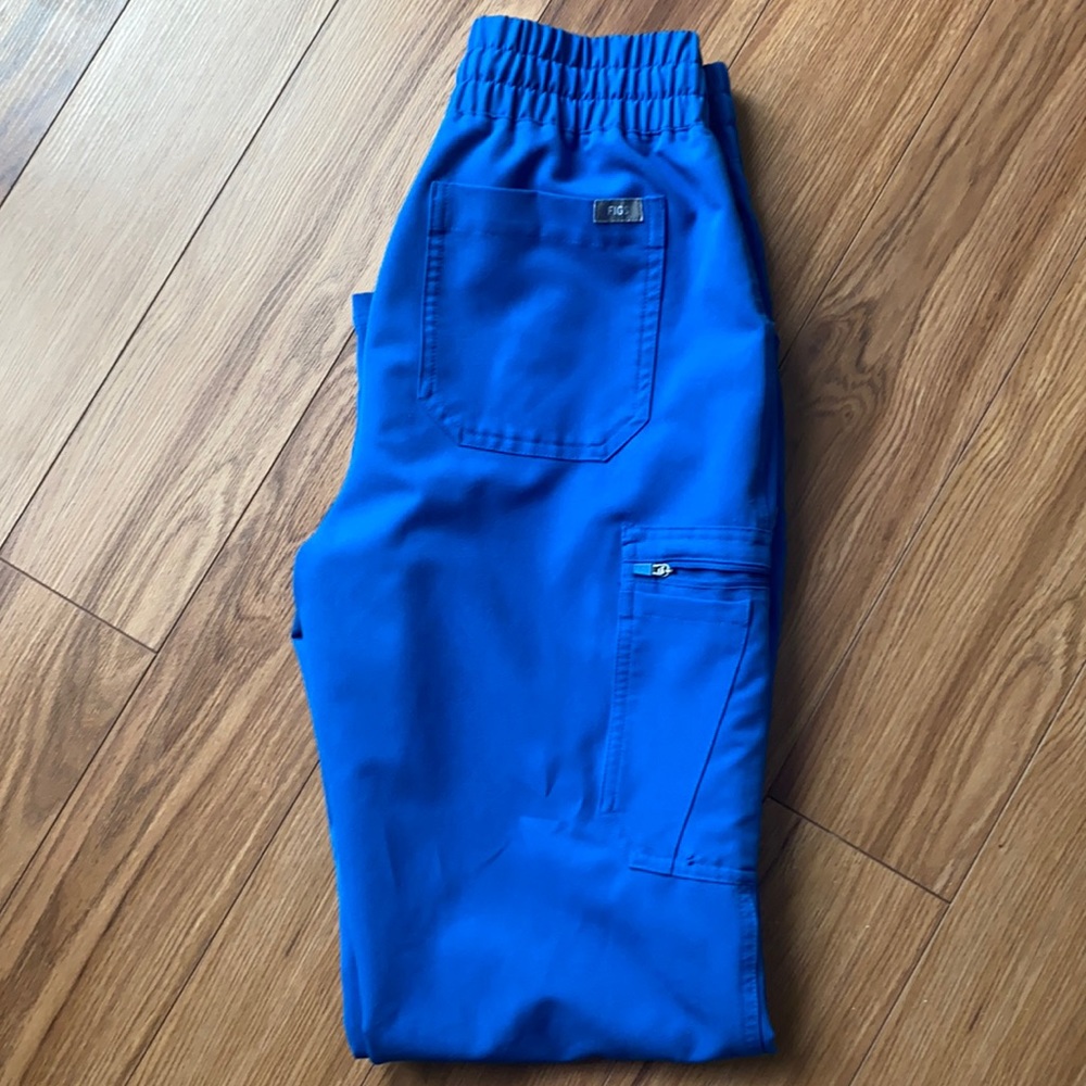 Royal blue high waisted yolas